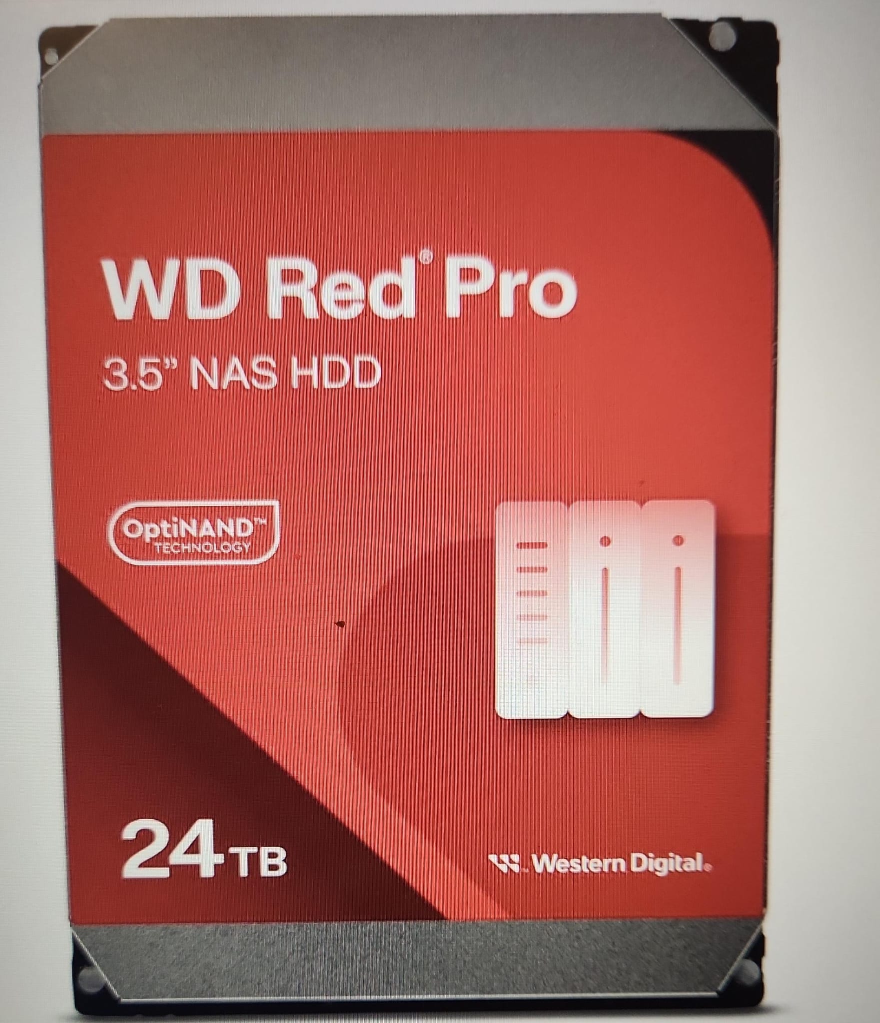 WD Red Pro 24TB NAS HDD with OptiNAND Technology 3.5 inch
